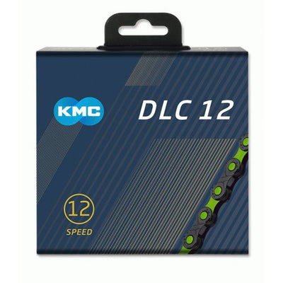 KMC Catena per biciclette DLC 12 126 Schakels - 5,2 mm - Verde Nero