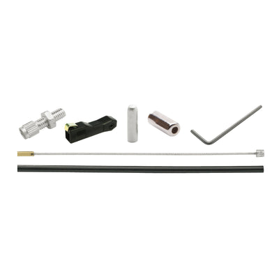 Conjunto de cable de engranajes Elvedes Sram Universal 1700 2250 mm galvanizado - negro (en el mapa)