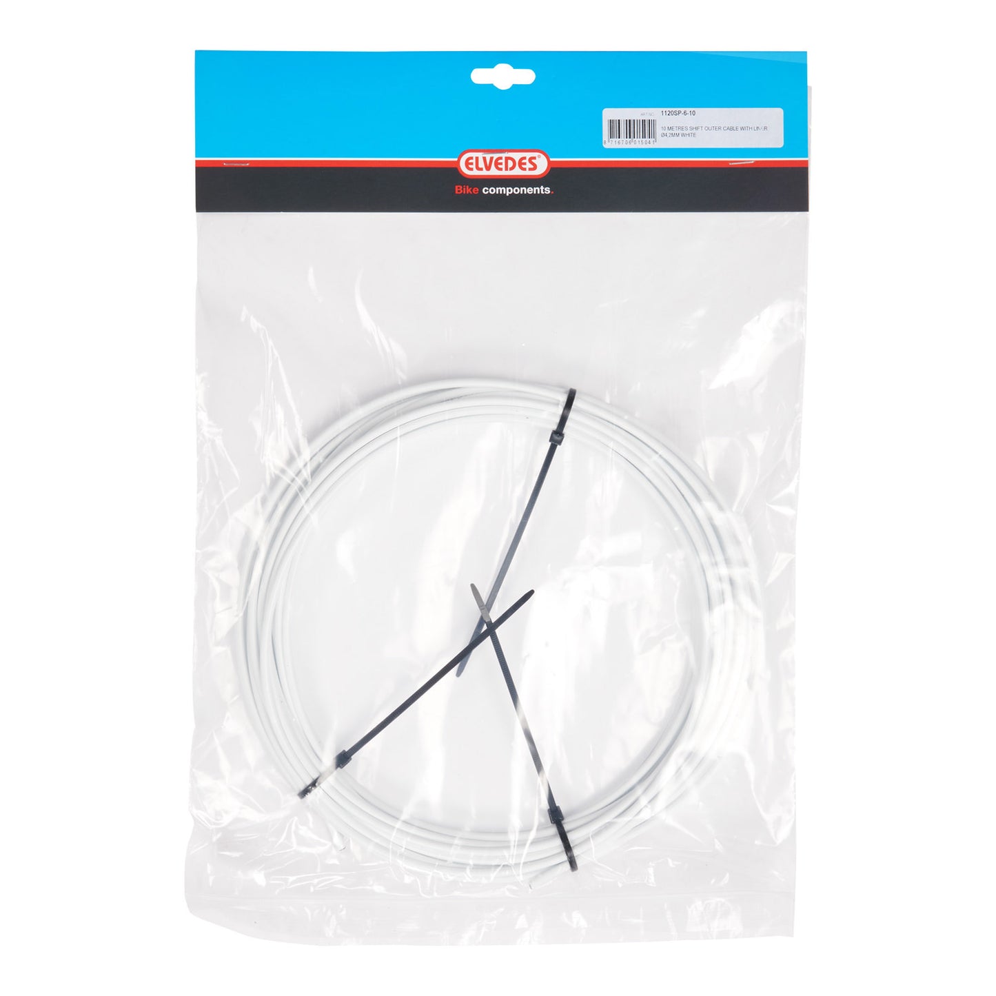 Elvedes Schakel Buitenk 4.2 mm (10m) Liner blanco 1120sp-6-10