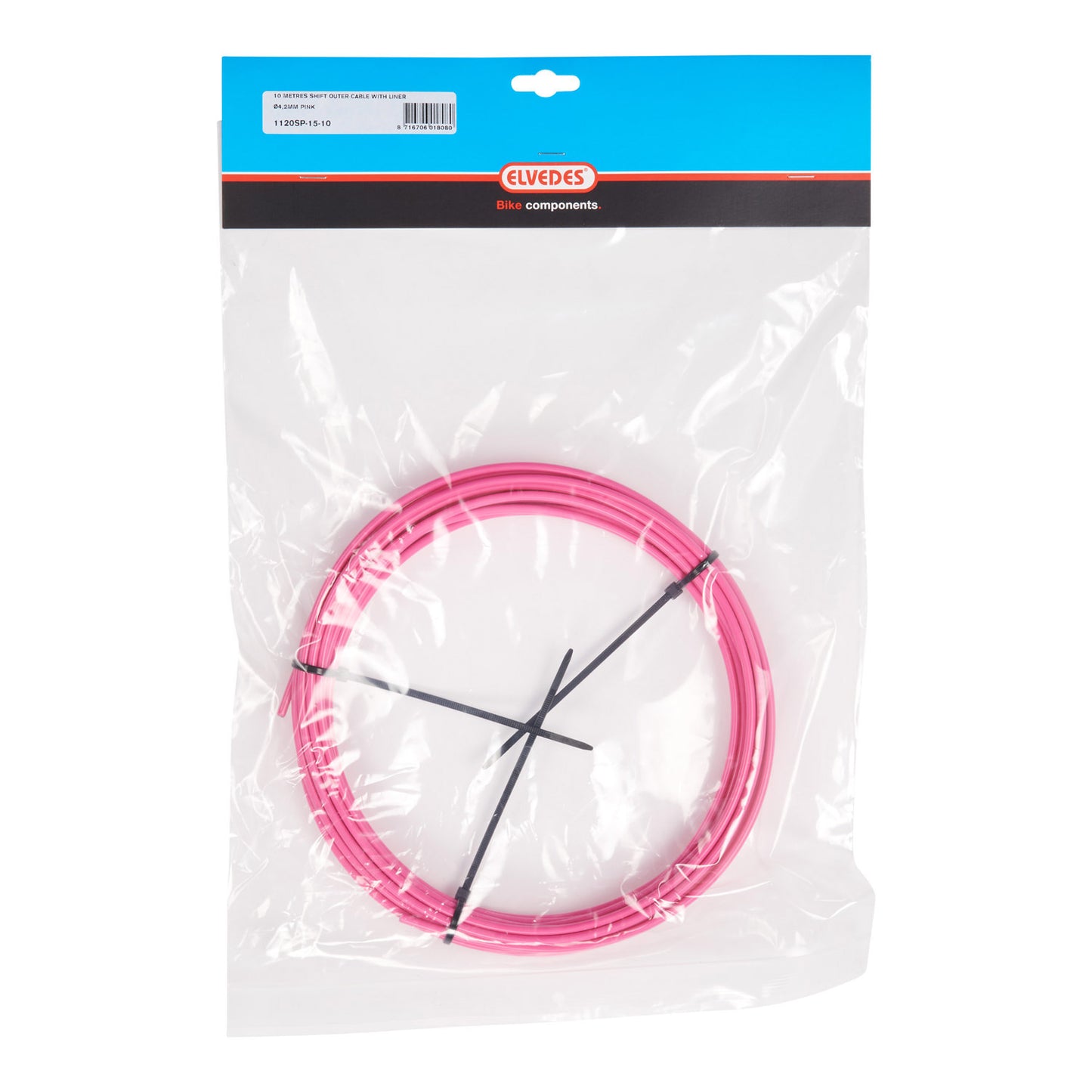 Elvedes Schakel Buitenk 4.2 mm (10m) Pink Liner 1120SP-15-10