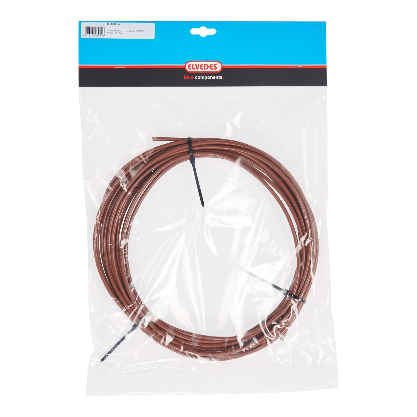 Rem buitenkabel met voering 10 meter Ø5,0mm -