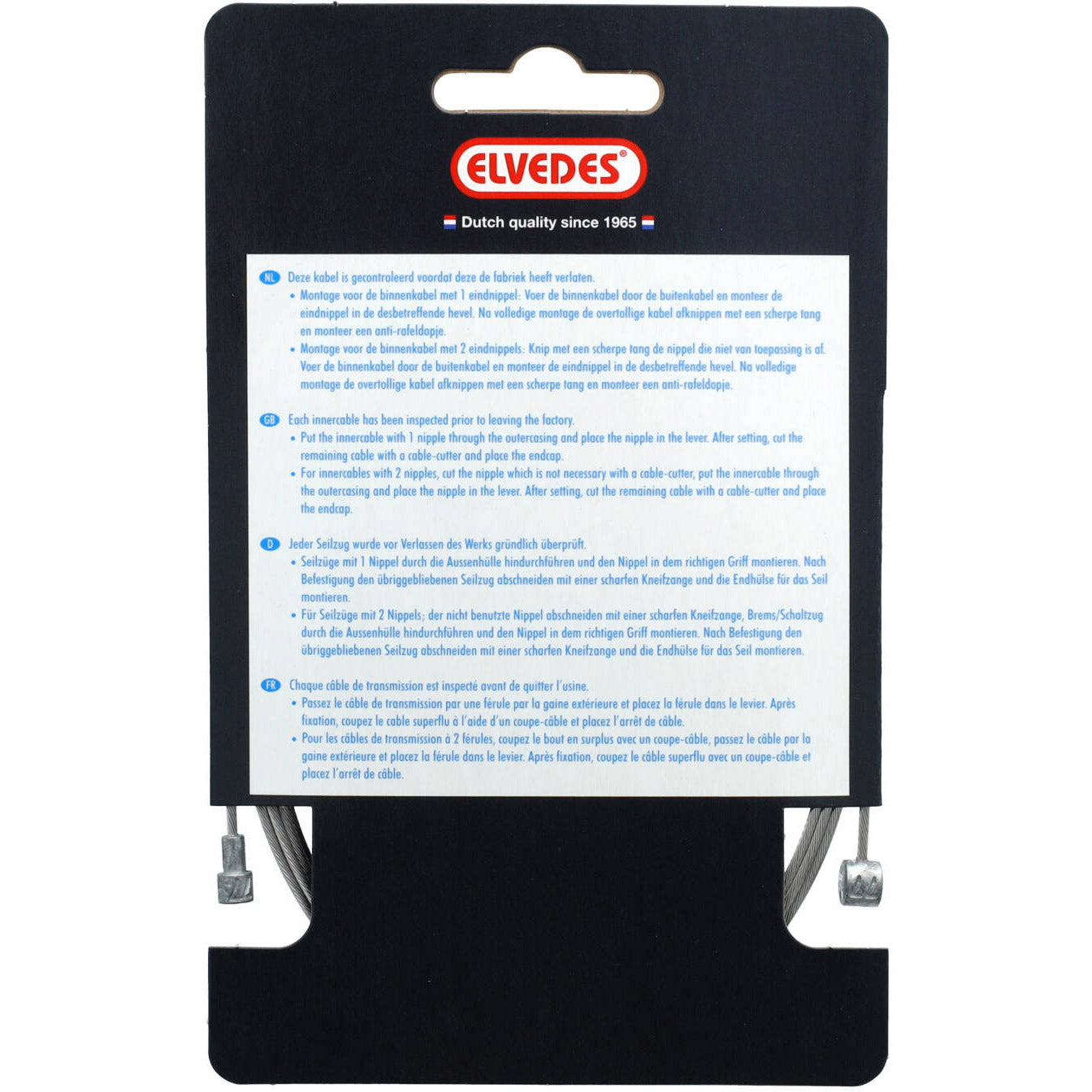 Elvedes Rem Binnenkabel 1350 mm Splitter de acero inoxidable