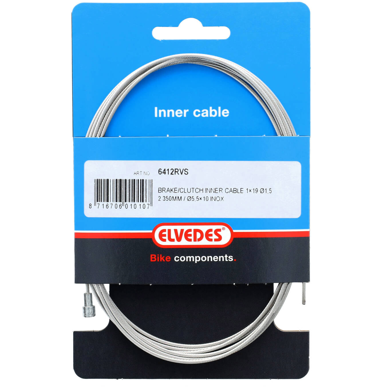 Cable de acoplamiento Elvedes dentro de acero inoxidable para par (6412RV)