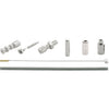 Conjunto de cable de engranajes Elvedes 1700 2250 mm Universal Sturmey Archer Acero inoxidable - Plata (en el mapa)