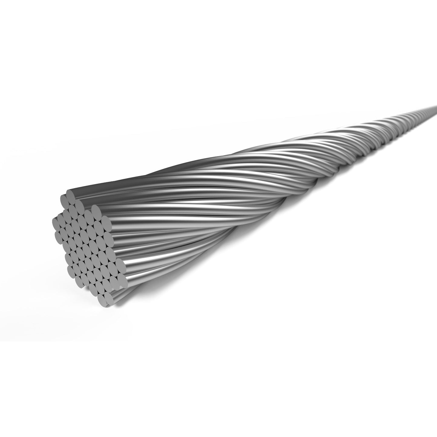 Elvedes rem binnenkabel 2250mm v-nippel 6412rvs-49