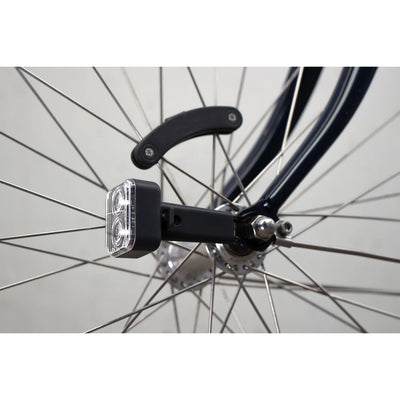 Illuminazione per biciclette AMS Costante in acciaio rosso bianco 4 feste