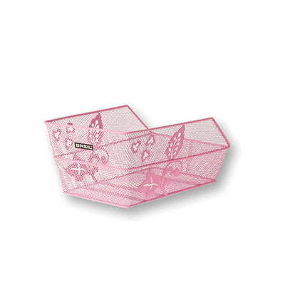 Basil Cento S FM - Bicycle basket - On the back - Small - Including mounting material - Pink