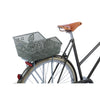 Basil Cento Flower S - Canasta de bicicleta - En la parte posterior - Oliva Verde