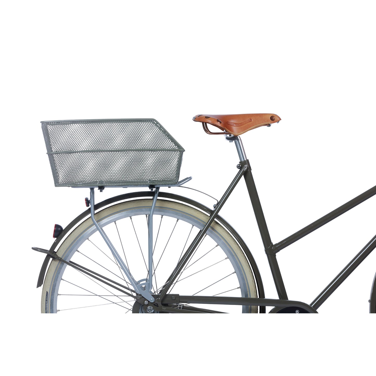 Basil Cento - Canasta de bicicletas - En la parte posterior - Olive Green
