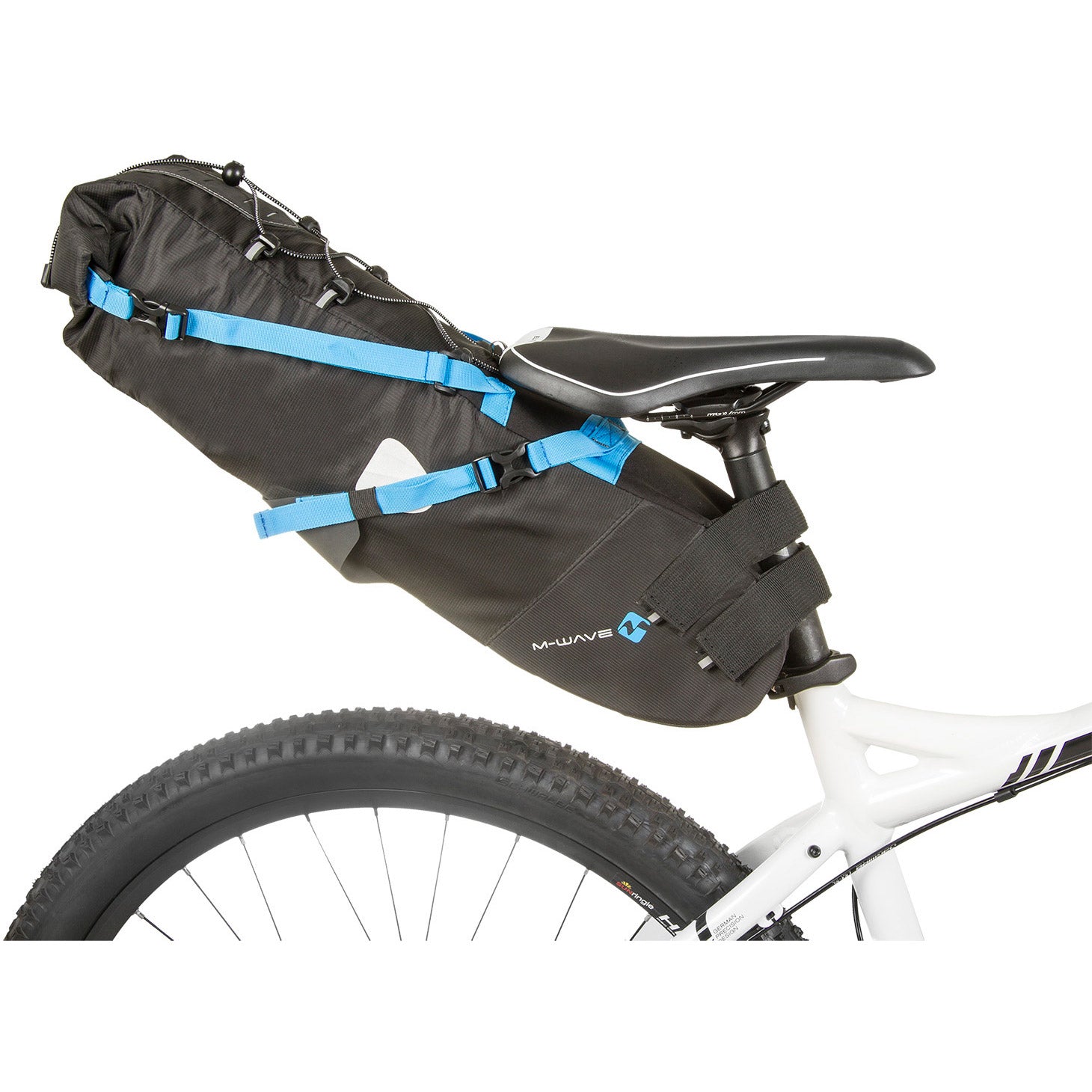 M-Wave Saddle Bag BP 11 litros PVC Negro
