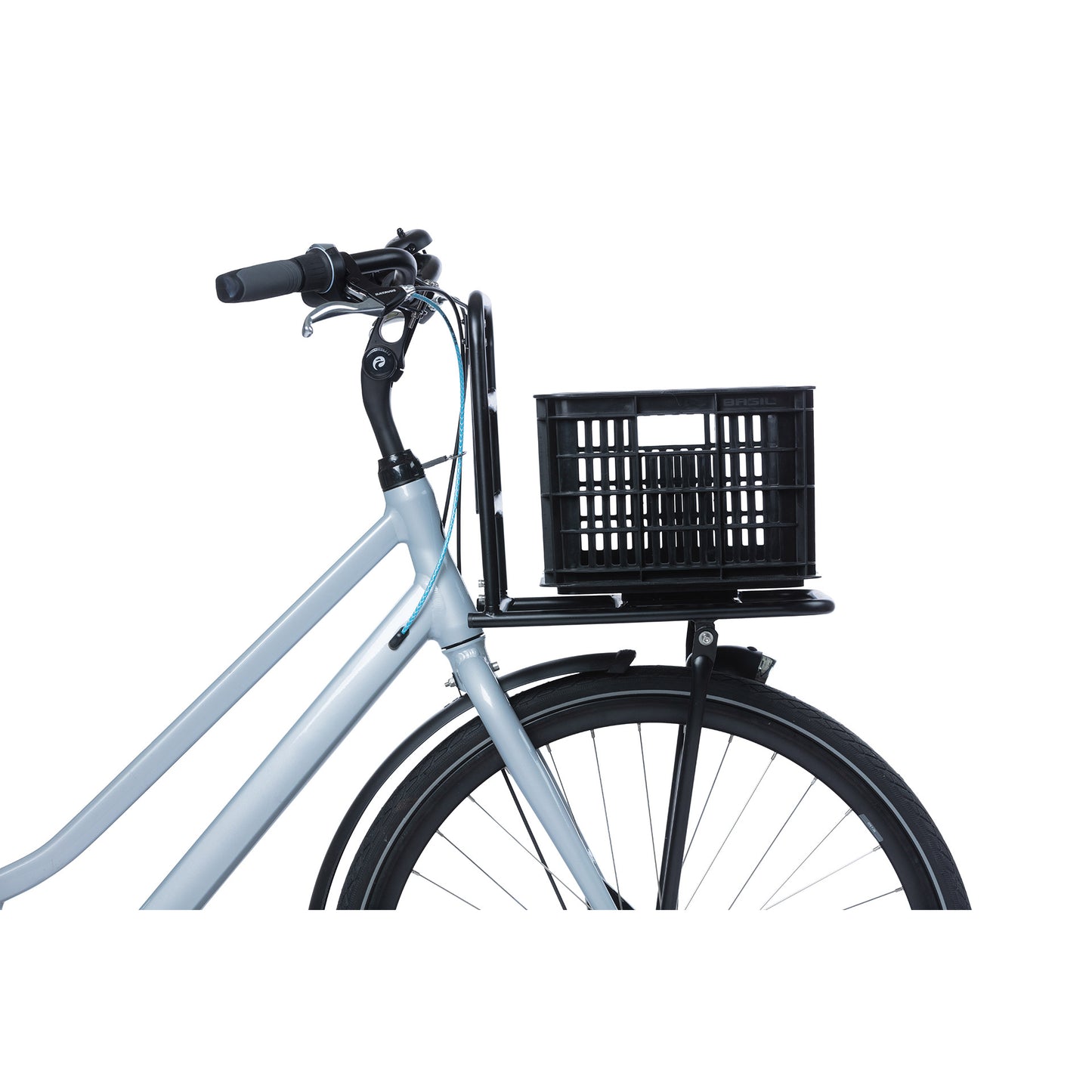 Basil Fietskrat S - Pequeño - 17.5 litros - Negro