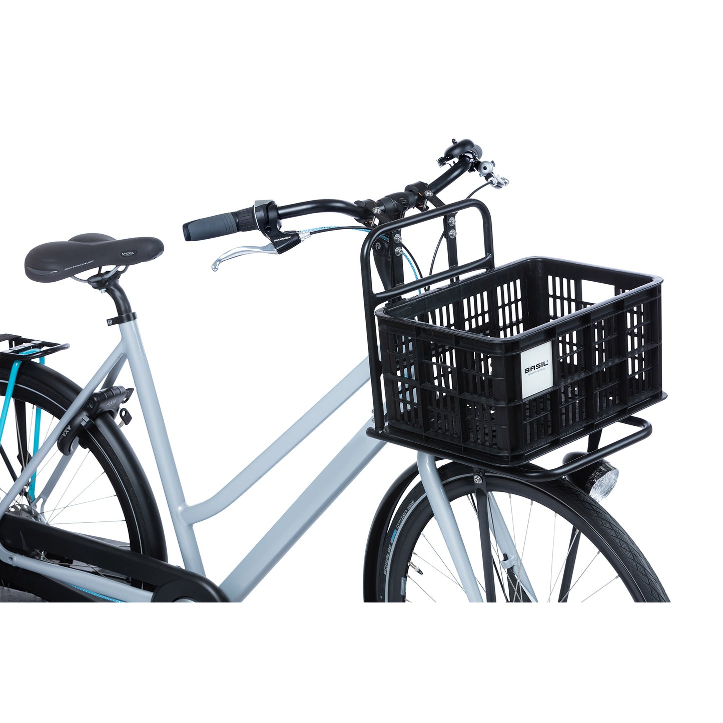 Basil Fietskrat S - Pequeño - 17.5 litros - Negro
