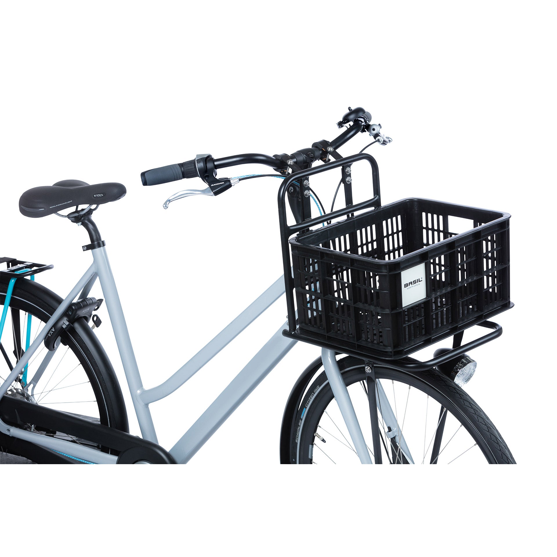 Basil Fietskrat S - Small - 17,5 litri - Nero