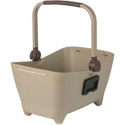 Basil Buddy KF - Canasta de bicicletas para perros - Primero - Biscotti Brown