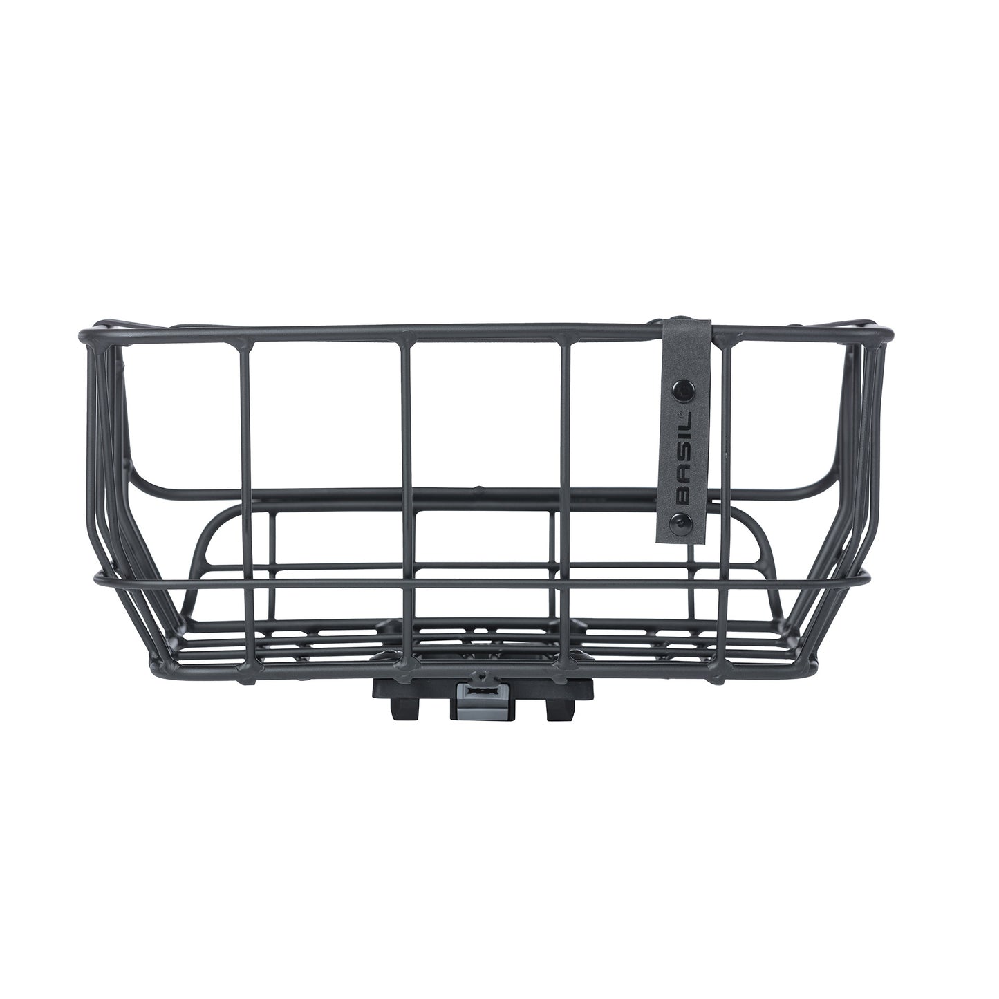 Basil Portland - Bicicleta Basket Mik - En la parte posterior - Mat Black
