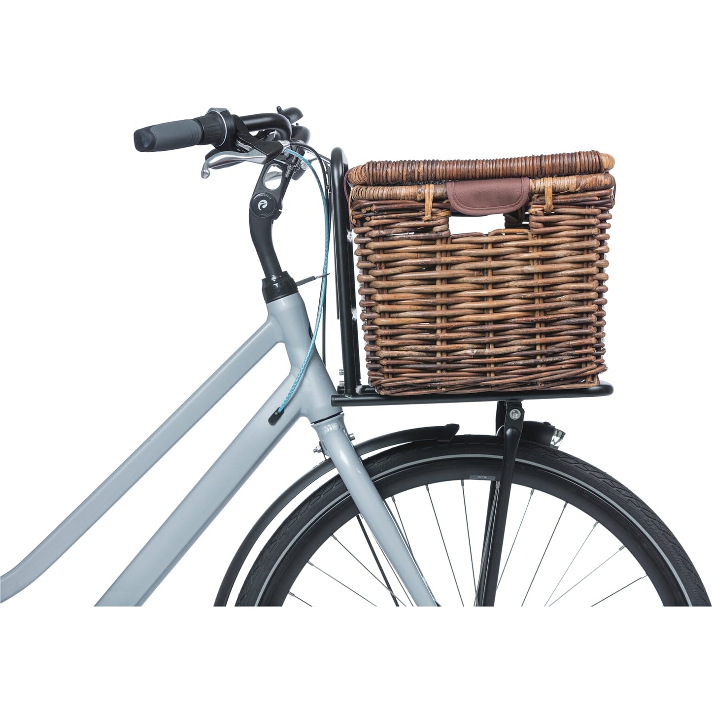 Basil Denton - cestino per biciclette - grande - marrone