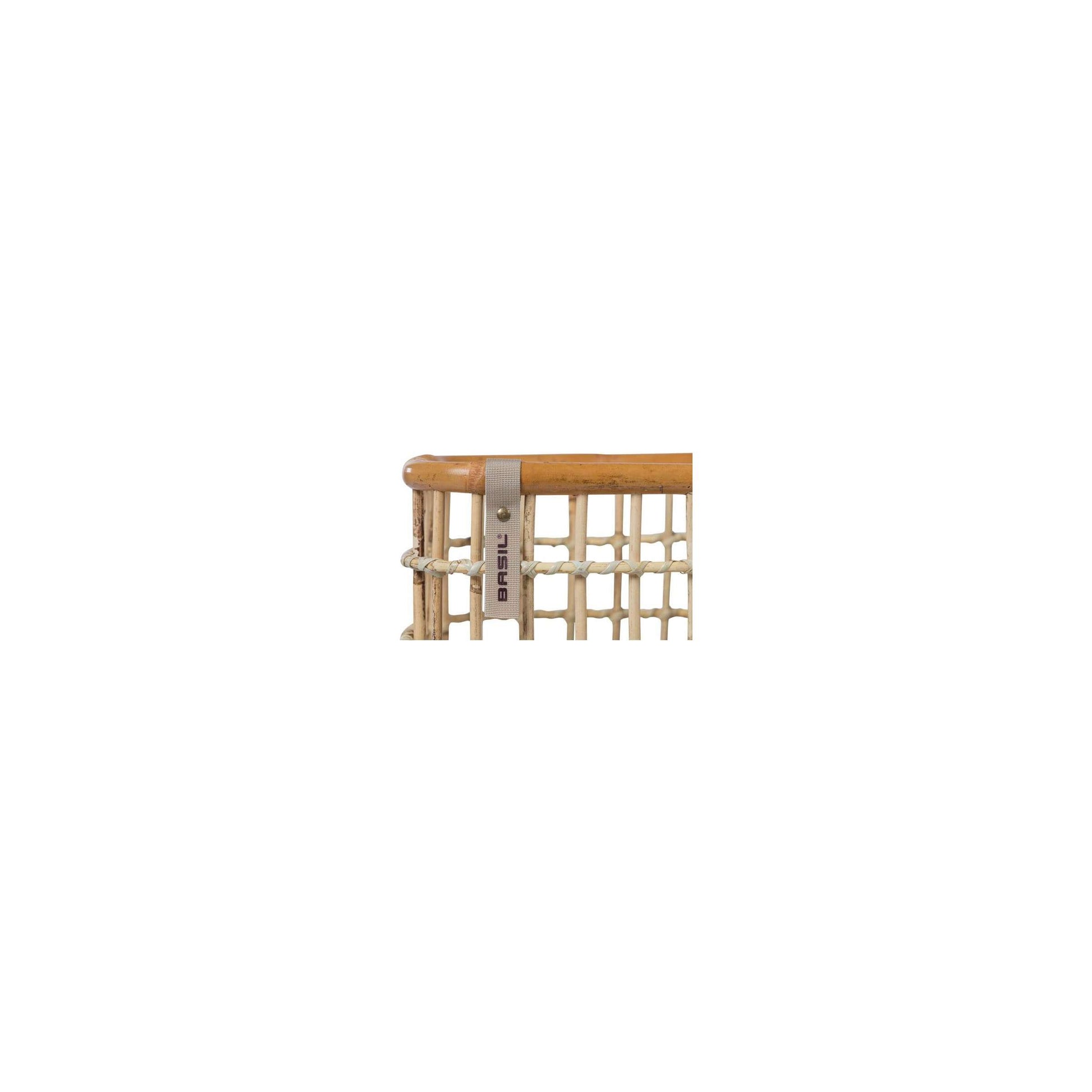 Basil Green Life - cestino per biciclette Rattan - Medium - Terra Naturale Brown