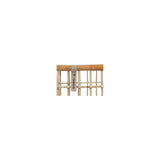 Basil Green Life - rotan fietsmand - large - voorop- natural bruin - afbeelding 4