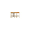 Basil Green Life - cestino per biciclette Rattan - Large - First - Natural Brown