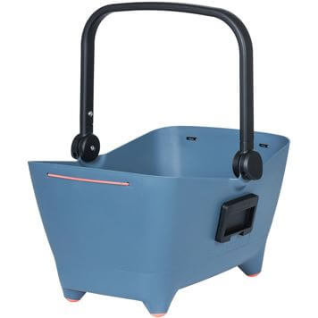 Basil Buddy KF - Canasta de bicicletas para perros - Primero - Denim desteñido