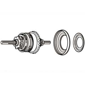 Shimano y3et98010 binnenwerk 182mm nexus 7v sg-7r40 t m 50