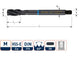 Rotec grifo maquina din376 m16 acero inoxidable ciego