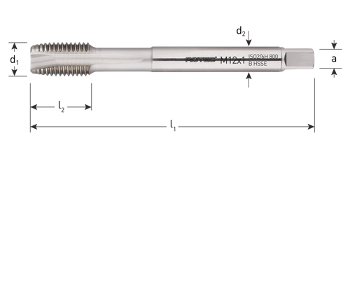 Rubinetto a macchina Rotec din374 mf22x1,5