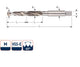 Rotec combi drill tap m8