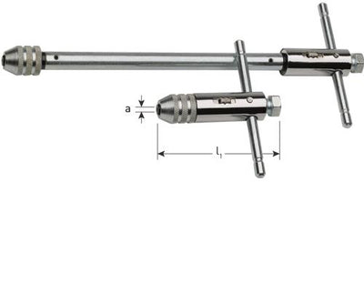 Rotec ratchet tap crank no.2 m5-m12 long