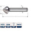 Fresa per svasatore Rotec 90°. acciaio inossidabile 12,4 mm