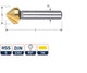 Fresa per svasare Rotec 60gr. 3 taglienti da 12,5 mm