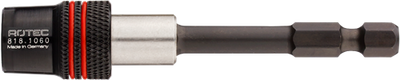 Rotec portapuntas imán impacto e6,3x80mm quickfix-ii