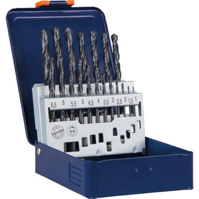Set di punte elicoidali Rotec 1-10x0,5mm hss 19 pezzi