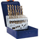 Rotec juego de brocas helicoidales 1-10x0,5mm hss-e 19 piezas