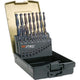 Set di punte elicoidali Rotec 1-10x0,5mm hss-r 19 pezzi
