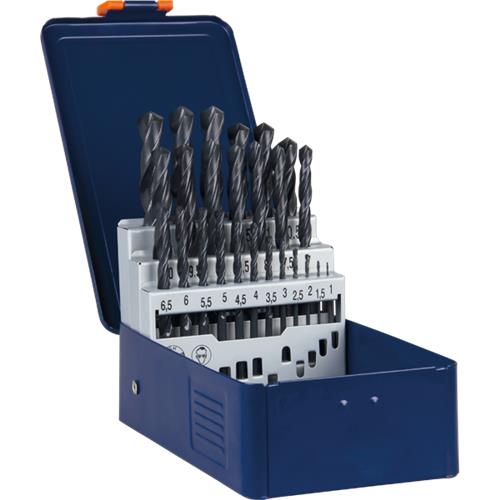 Set di punte elicoidali Rotec 1-13x0,5mm hss 25 pezzi