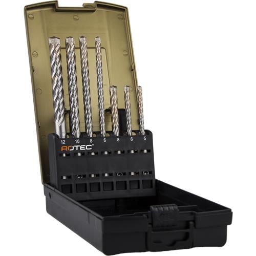 Set di punte Rotec 7 pezzi SDS+ 5-12mm