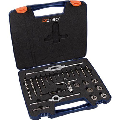 Juego de insertos de corte para grifo manual Rotec 26 piezas m3-m12