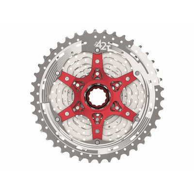 SunRace csmx8 cassette 11 speed 11-42 tands zilver in box