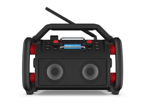 Perfectpro radio de construcción rockpro fm dab + bluetooth