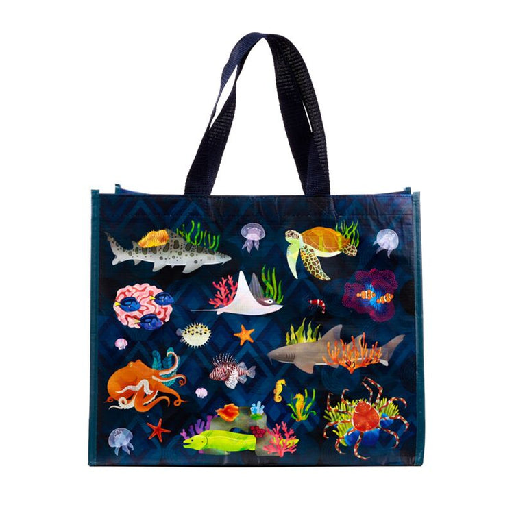 Marine kingdom rpet duurzame boodschappen tas