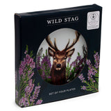 Wild hert set van 4 duurzame rpet picknick borden - afbeelding 1