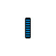Rrp proguard cable tie - front - sticker - mini - cyan