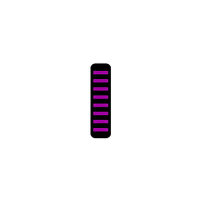 Fascetta per cavi Rrp proguard - anteriore - adesiva - mini - viola