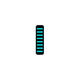 Rrp proguard cable tie - front - sticker - max protection - turquoise