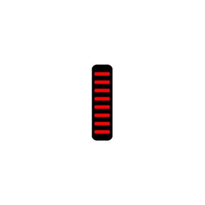 Rrp proguard bullone su v1 - anteriore - adesivo - standard - rosso