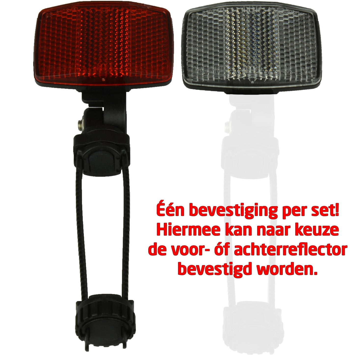 VWP reflector set voor of achter universeel