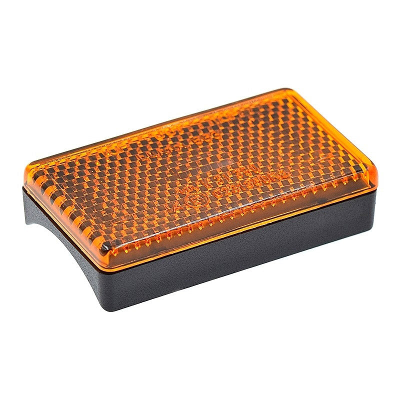 Busch Muller reflector rectangle self -adhesive orange bicycle tube