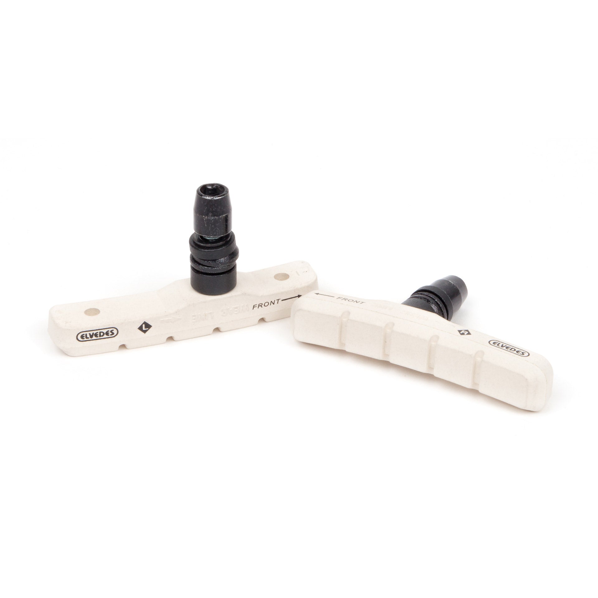 Juego pastillas de freno Elvedes V-brake 72 mm - blanco (25 pares)