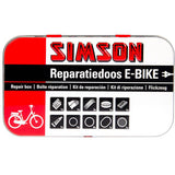 reparatiedoos E-bike aluminium rood wit 14-delig - afbeelding 1